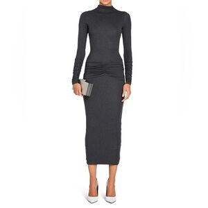 SER.O.YA Grey Fina Maxi Dress Ruched